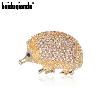baiduqiandu Brand new arrival rhinestones hedgehog animal brooches for women or kids in gold color plated
baiduqiandu Brand new arrival rhinestones hedgehog animal brooches for women or kids in gold color plated