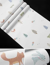 Children's Wallpaper Girl Boy's Bedroom Study Room Mural Nordic Style Pr Korean Cartoon Wall Paper Animal Christmas Tree Decor
Children's Wallpaper Girl Boy's Bedroom Study Room Mural Nordic Style Pr Korean Cartoon Wall Paper Animal Christmas Tree Decor