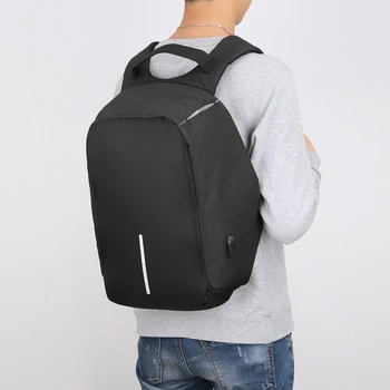 Multi-functional Anti-theft Backpacks with USB Charging Socket Fashion Solid Color Large Capacity Business Leisure Bag 
Multi-functional Anti-theft Backpacks with USB Charging Socket Fashion Solid Color Large Capacity Business Leisure Bag