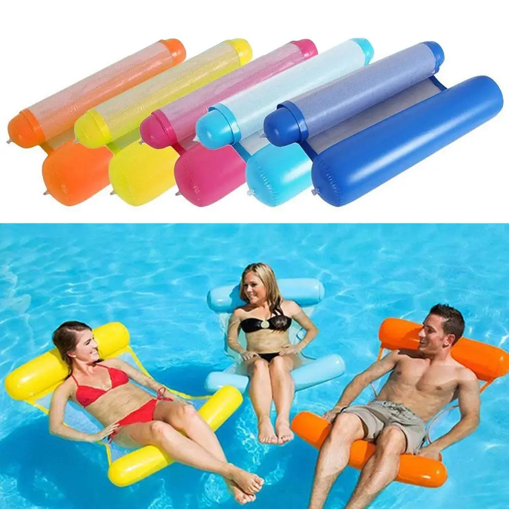 New Water hammock recliner inflatable floating Swimming Mattress sea swimming ring Pool Party Toy lounge bed for swimming
New Water hammock recliner inflatable floating Swimming Mattress sea swimming ring Pool Party Toy lounge bed for swimming