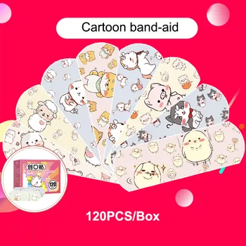 120PCS Cartoon Band-Aid Wound Plast Children Kids Hemostasis Adhesive Bandages Acne Band-aids Household First Aid supplies
120PCS Cartoon Band-Aid Wound Plast Children Kids Hemostasis Adhesive Bandages Acne Band-aids Household First Aid supplies