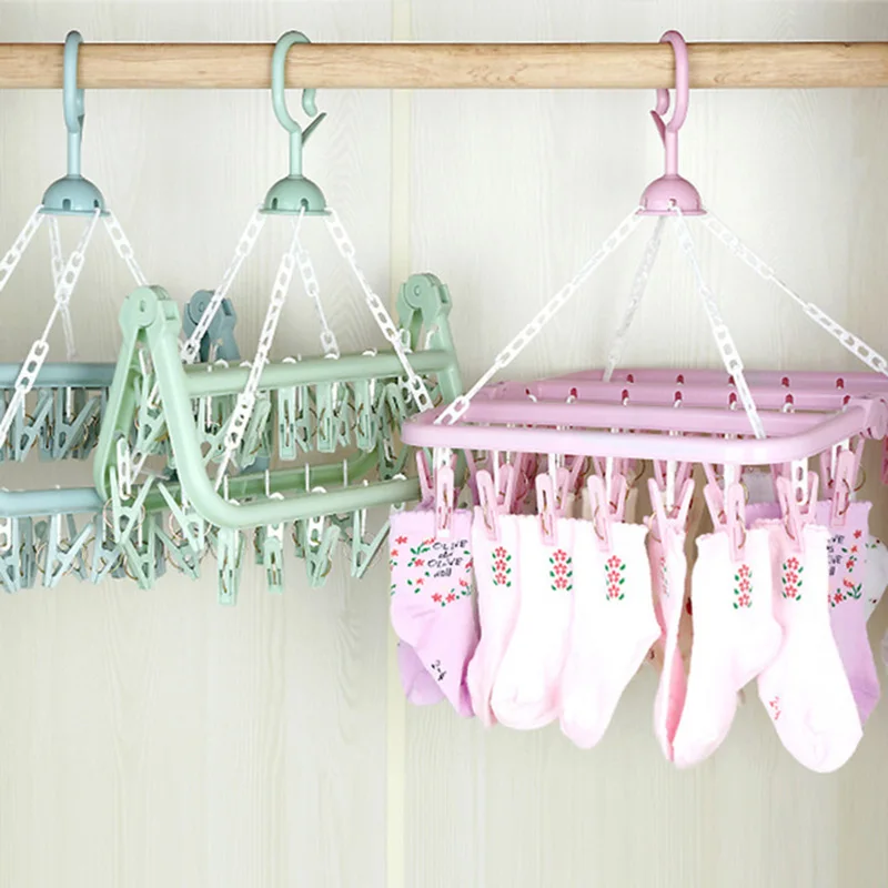 36Clips Drying Racksock Holder Underwear Clip Portable Socks Cloth Hanger Rack Clothespin Wardrobe Storage Detachable Hangers
36Clips Drying Racksock Holder Underwear Clip Portable Socks Cloth Hanger Rack Clothespin Wardrobe Storage Detachable Hangers