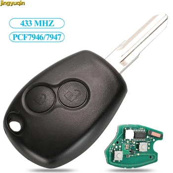 jingyuqin 5pcs Remote Car Key 433MHz PCF7947 PCF7946 Chip For Renault Duster Modus Clio 3 Twingo DACIA Logan Sandero Kangoo 2BTN
jingyuqin 5pcs Remote Car Key 433MHz PCF7947 PCF7946 Chip For Renault Duster Modus Clio 3 Twingo DACIA Logan Sandero Kangoo 2BTN