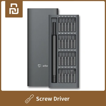 100%Xiaomi Mijia Wiha Daily Use Screw Kit 24 Precision Magnetic Bits Alluminum Box Screw Driver Xiaomi Smart Home Kit
100%Xiaomi Mijia Wiha Daily Use Screw Kit 24 Precision Magnetic Bits Alluminum Box Screw Driver Xiaomi Smart Home Kit
