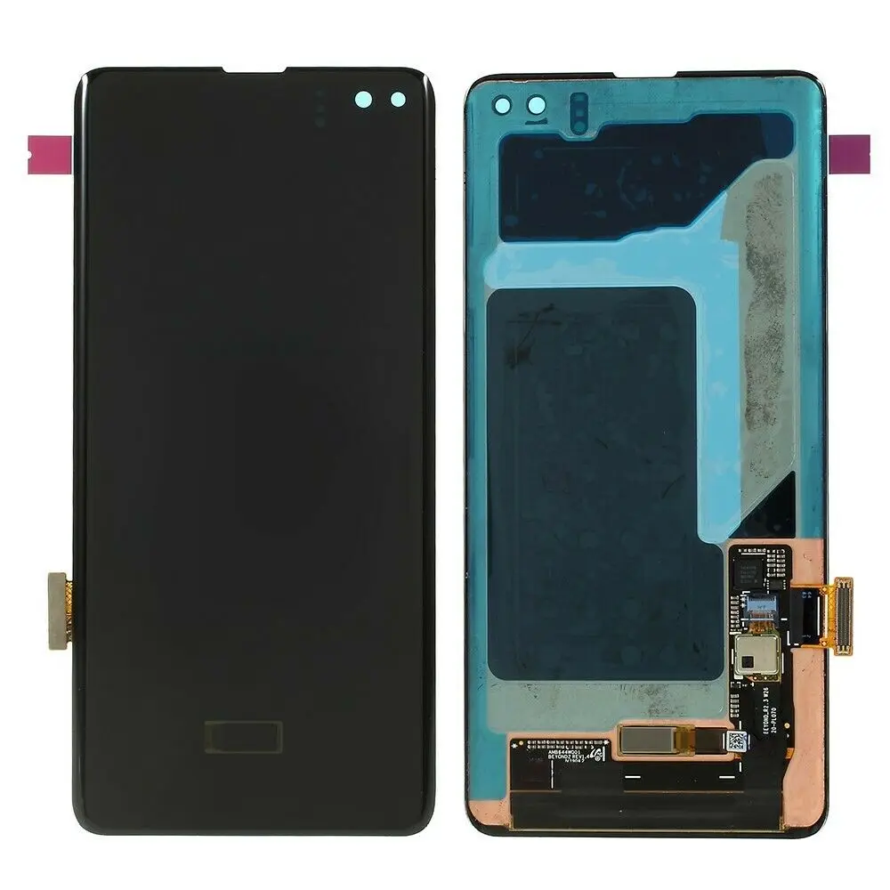 AMOLED для Samsung Galaxy S10 2019 SM G9730 G973F ЖК дисплей сенсорный экран дигитайзер Замена SAMSUNG Plus