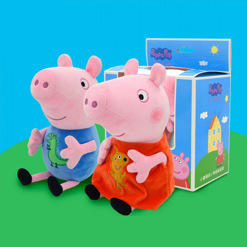 2020 Gift box packaging A set of sale19/30CM Peppa George Family Plush Toy Stuffed animal Pig doll soft Home decoration baby toy
2020 Gift box packaging A set of sale19/30CM Peppa George Family Plush Toy Stuffed animal Pig doll soft Home decoration baby toy