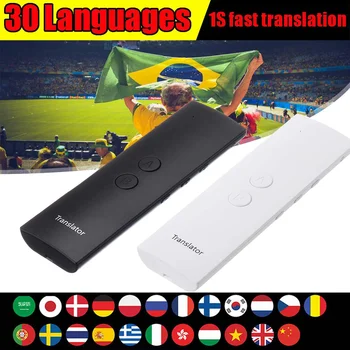 T6 Smart Voice Translator 30 Languages Portable Two Way Real-time Translation Multi-Language Language Translator Device With APP
T6 Smart Voice Translator 30 Languages Portable Two Way Real-time Translation Multi-Language Language Translator Device With APP