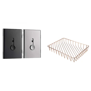 1x Rose Gold Desk Tray, Wire Letter File Tray Finisher & 2 Pack Business Card Holder(Black and Gray)
1x Rose Gold Desk Tray, Wire Letter File Tray Finisher & 2 Pack Business Card Holder(Black and Gray)