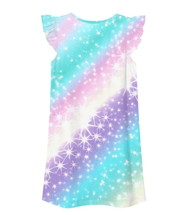 Princess Rainbow Unicorn Summer Dress Princess Rainbow Unicorn Summer Dress