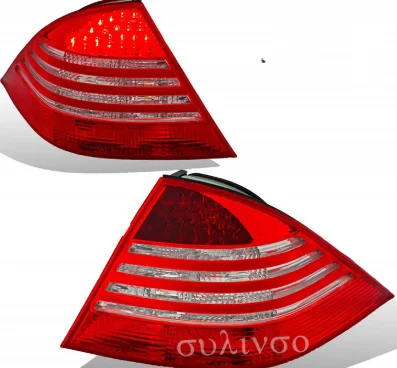Sulinso светодиодный задних сигнальных огней Красный/прозрачный монтажный комплект