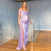 Xijun Purple Mermaid High Side Split Prom Dresses Off the Shoulder Long Saudi Arabia Formal Evening Gown Pleat Party Dresses
Xijun Purple Mermaid High Side Split Prom Dresses Off the Shoulder Long Saudi Arabia Formal Evening Gown Pleat Party Dresses