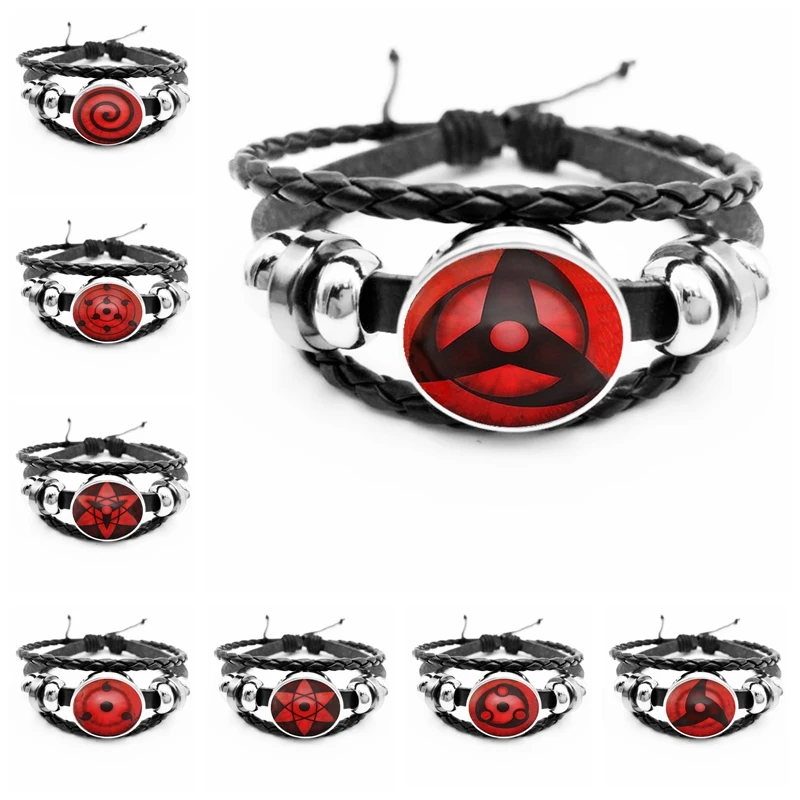 2020 New Naruto Writing Round Eye Glass Convex Round Snap Button Black Hand-made Bracelet Personalized Bracelet Jewelry
2020 New Naruto Writing Round Eye Glass Convex Round Snap Button Black Hand-made Bracelet Personalized Bracelet Jewelry