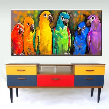 Modern Pictures Colorful Parrots Canvas Paintings Artistic Animal Posters and Printings for Living Room Home Bedroom Decoration
Modern Pictures Colorful Parrots Canvas Paintings Artistic Animal Posters and Printings for Living Room Home Bedroom Decoration