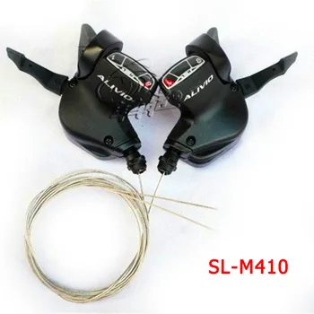 Original shimano ALIVIO SL M410 3X8S 24S Speed Shifter Lever Trigger Left&Right Pair with inner shift Cable MTB Bicycle Parts
Original shimano ALIVIO SL M410 3X8S 24S Speed Shifter Lever Trigger Left&Right Pair with inner shift Cable MTB Bicycle Parts