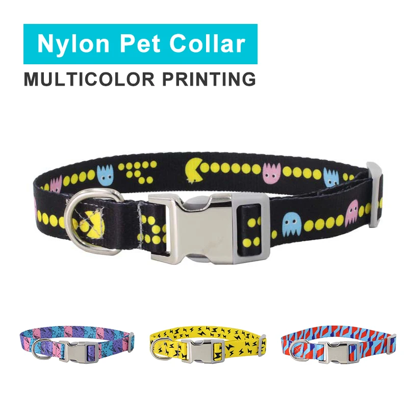 Nylon Printing Dog Cat Basic Collar Adjustable Colorful Comfortable And Soft Pet Chain Walking Running Fashion Pet Accessories
Nylon Printing Dog Cat Basic Collar Adjustable Colorful Comfortable And Soft Pet Chain Walking Running Fashion Pet Accessories