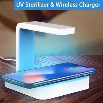 UV Sterilizer Box Cell Phone UV Disinfection Smart Wireless Charging Base with Cold Cathode Ultraviolet Sterilization UVC Lamp
UV Sterilizer Box Cell Phone UV Disinfection Smart Wireless Charging Base with Cold Cathode Ultraviolet Sterilization UVC Lamp