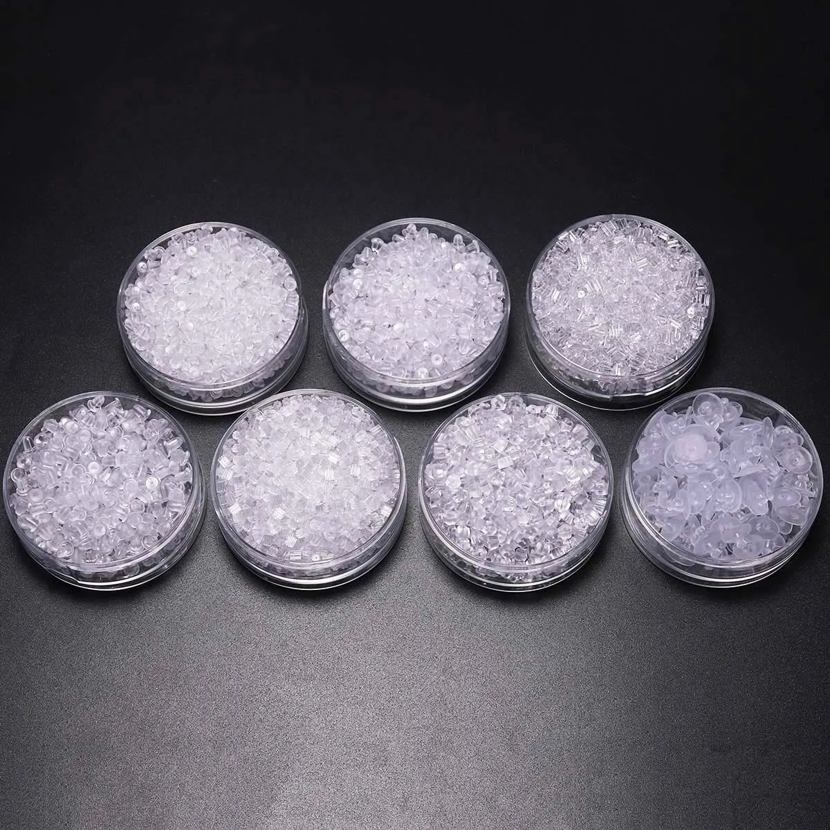 1000Pcs/Lot Rubber Earring Backs Silicone Earrings Back Stoppers Ear Plug Blocked Caps DIY Jewelry Making Findings (Contain Box)
1000Pcs/Lot Rubber Earring Backs Silicone Earrings Back Stoppers Ear Plug Blocked Caps DIY Jewelry Making Findings (Contain Box)