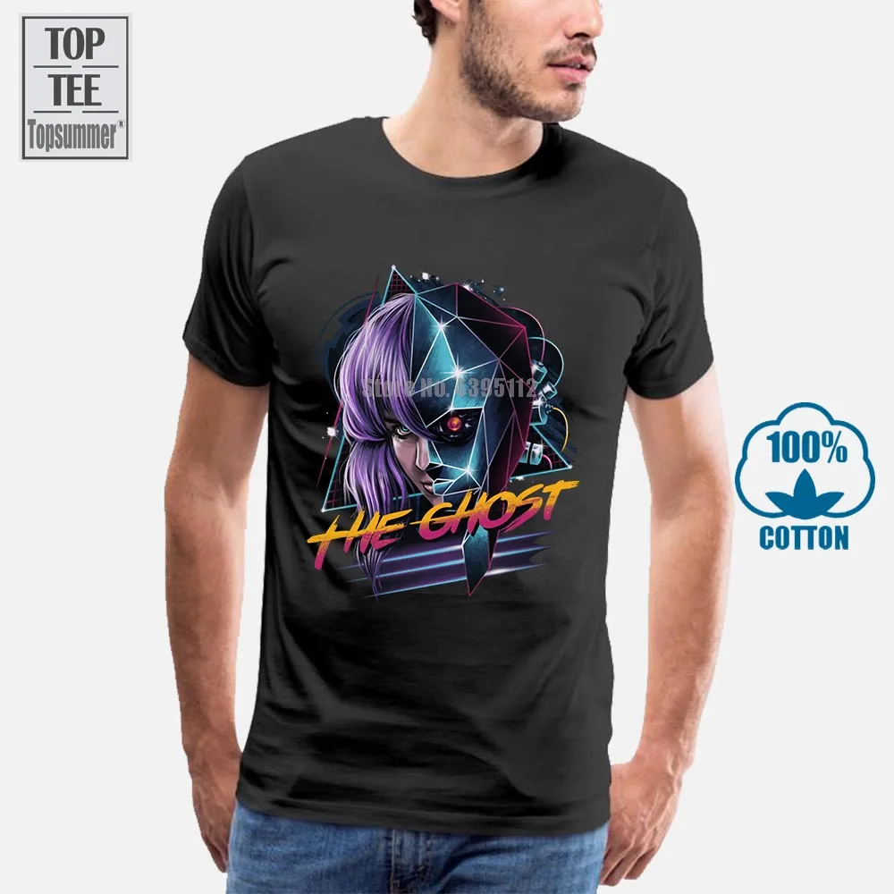Vaporwave Summer Tops New Coming Short Sleeve O Neck T Shirt Men Ghost In The Shell Cyber Ghost Cotton T-Shirt
Vaporwave Summer Tops New Coming Short Sleeve O Neck T Shirt Men Ghost In The Shell Cyber Ghost Cotton T-Shirt