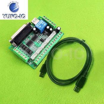 1PCS Engraving Board Mach3 CNC 5 Bearings Stepping Motor Driver Interface with Coupler Isolation Board with USB Cable X-0.1
1PCS Engraving Board Mach3 CNC 5 Bearings Stepping Motor Driver Interface with Coupler Isolation Board with USB Cable X-0.1