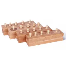 New Montessori Materials Montessori Block Toys Educational Games Cylinder Socket Wooden Math Toys for Parent Child Interaction
New Montessori Materials Montessori Block Toys Educational Games Cylinder Socket Wooden Math Toys for Parent Child Interaction