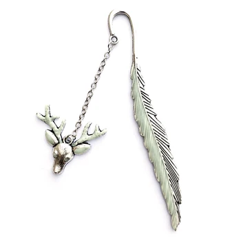 Deer Head Bookmark Feather Bookmark Label Read Maker Luminous Glow In The Dark Book Markers 
Deer Head Bookmark Feather Bookmark Label Read Maker Luminous Glow In The Dark Book Markers