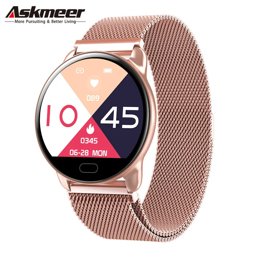 Askmeer K9 Women Sport Pedometer Smart Watch IP67 Waterproof Fitness Tracker Heart Rate Blood Pressure Monitor Men Smartwatch
Askmeer K9 Women Sport Pedometer Smart Watch IP67 Waterproof Fitness Tracker Heart Rate Blood Pressure Monitor Men Smartwatch
