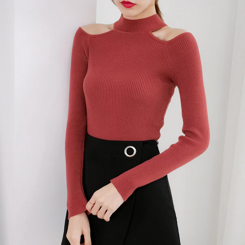 Paris Girl Winter Women Basic Sweaters Solid Casual Cold Shoulder Pullover Jumper Autumn Turtleneck Knitted Knit Sweater Female
Paris Girl Winter Women Basic Sweaters Solid Casual Cold Shoulder Pullover Jumper Autumn Turtleneck Knitted Knit Sweater Female