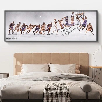 Basketball Star Kobe Bryant Oil Paintings on Canvas Wall Art Decorative Hanging Pictures Large Size Poster for Home Decor
Basketball Star Kobe Bryant Oil Paintings on Canvas Wall Art Decorative Hanging Pictures Large Size Poster for Home Decor