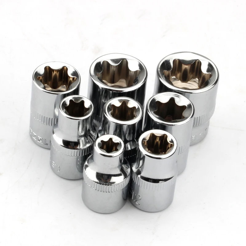 Onnfang 1/2 3/8 inch drive E socket set Torx star socket kit CR-V quality manual repair tool
Onnfang 1/2 3/8 inch drive E socket set Torx star socket kit CR-V quality manual repair tool