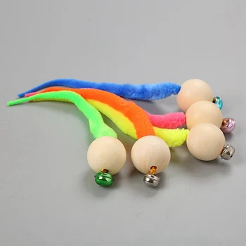 Simulative Worm Interactive Teaser toys Interactive Teaser Cat Toys Pet Ball Head Plush Tail Toy with Bell
Simulative Worm Interactive Teaser toys Interactive Teaser Cat Toys Pet Ball Head Plush Tail Toy with Bell