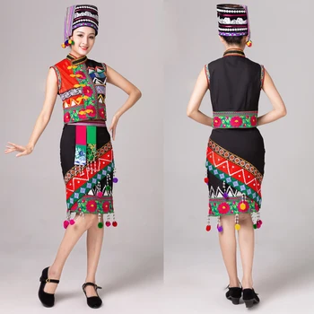 Oriental Thailand styleDance Costumes Minority Women's Water Splashing Festival Ethnic Clothing Chinese Folk Performance wear
Oriental Thailand styleDance Costumes Minority Women's Water Splashing Festival Ethnic Clothing Chinese Folk Performance wear