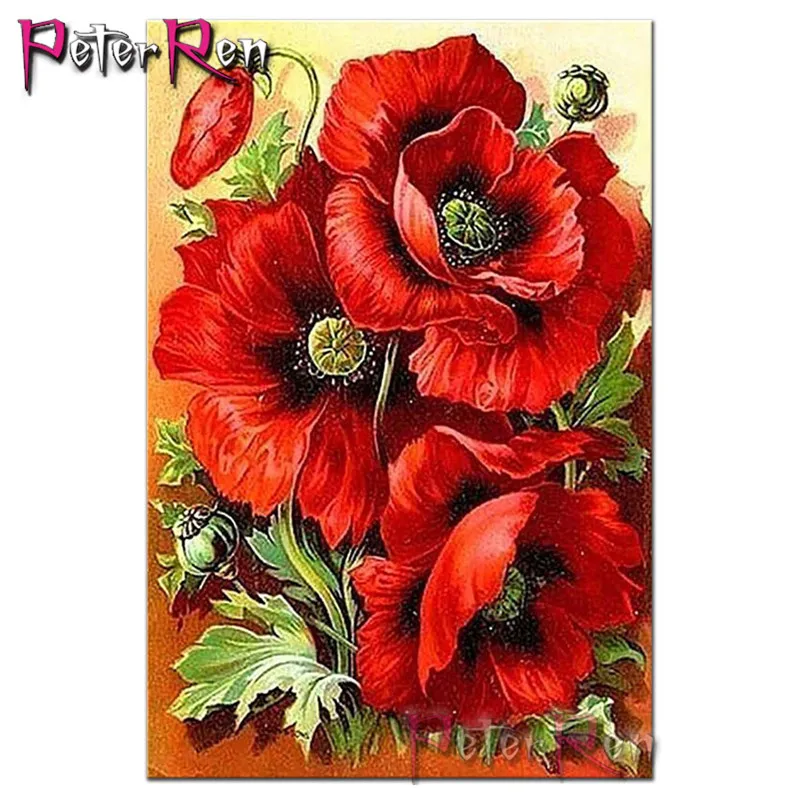 Diamond paiting DIY diamant painting Full Square Drill Color Red Flower Embroidery daimond painting Cross Stitch Home Decor Gift
Diamond paiting DIY diamant painting Full Square Drill Color Red Flower Embroidery daimond painting Cross Stitch Home Decor Gift