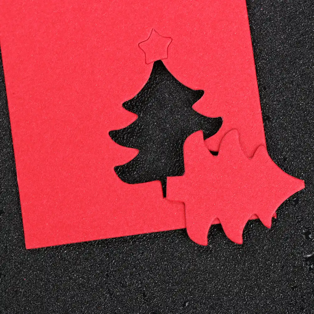 50pcs new christmas gifts package label kraft paper xmas tree
