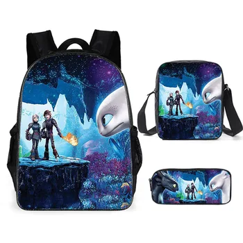 16 Inch How to Train Your Dragon 3 Backpack Student Boys School Bags Cartoon Printed Kids Daily Travel Backpack Mochila Infantil
16 Inch How to Train Your Dragon 3 Backpack Student Boys School Bags Cartoon Printed Kids Daily Travel Backpack Mochila Infantil