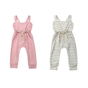 Summer Infant Clothing Toddler Kid Baby Girl Ruffle Bib Pants Romper Overalls Cotton Outfits Solid Backless Baby Clothes 0-3T
Summer Infant Clothing Toddler Kid Baby Girl Ruffle Bib Pants Romper Overalls Cotton Outfits Solid Backless Baby Clothes 0-3T