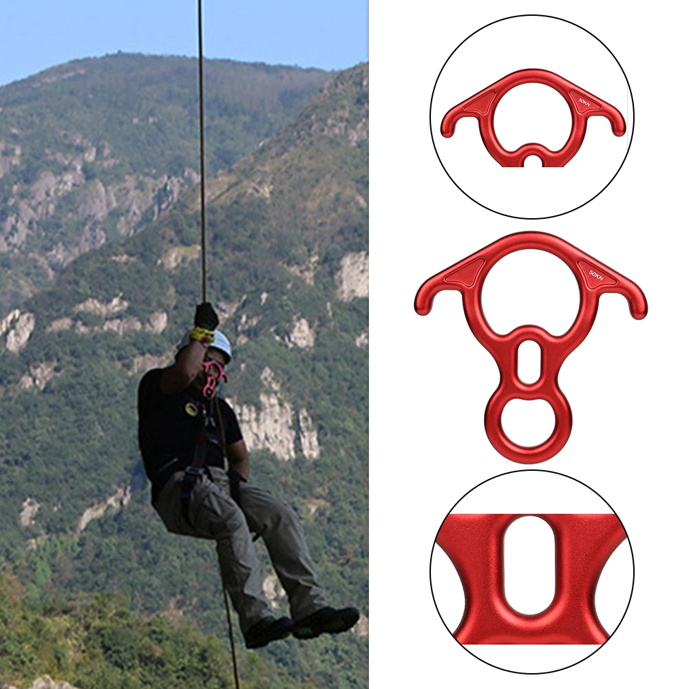 8 Word Ring Cable Lowering Equipment Speed Reducing Climbing Ox Horn Abseiling Device Protective Rescue Tool Aluminum Alloy
8 Word Ring Cable Lowering Equipment Speed Reducing Climbing Ox Horn Abseiling Device Protective Rescue Tool Aluminum Alloy