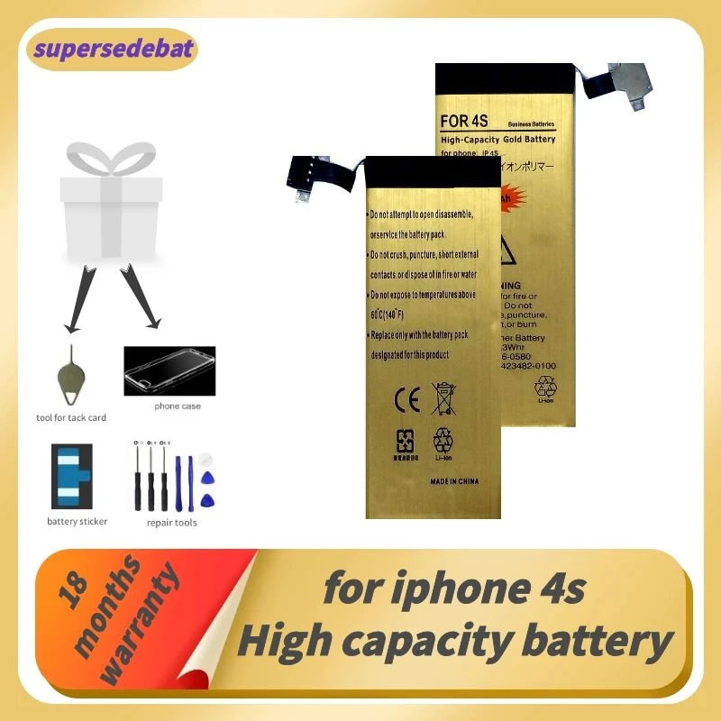 Supersedebat for Iphone 4s Battery for Apple Iphone 4s Battery Pack Bateria for Iphone 4s Accumulator for Telephone Track Orders
Supersedebat for Iphone 4s Battery for Apple Iphone 4s Battery Pack Bateria for Iphone 4s Accumulator for Telephone Track Orders