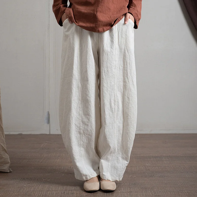 Cotton Linen Harem Pants Women Elastic Waist Trouser 2019 Spring New Pockets Patchwork 6 Color Plus Size Women Pants
Cotton Linen Harem Pants Women Elastic Waist Trouser 2019 Spring New Pockets Patchwork 6 Color Plus Size Women Pants