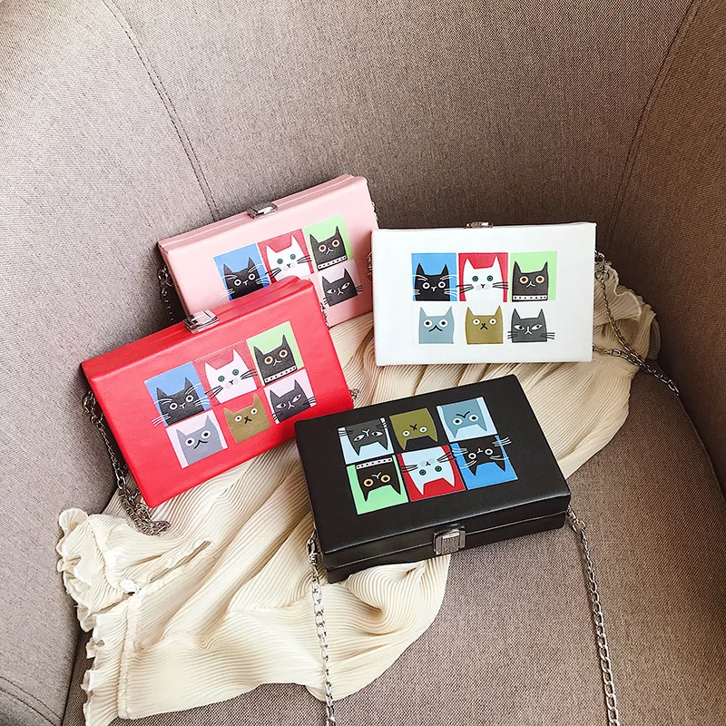 2019 Early Spring New Style Fashion Multi-Expression Cat Square Sling Bag Shoulder Diagonal WOMEN'S Bag Small Box Cosmetic Bag
2019 Early Spring New Style Fashion Multi-Expression Cat Square Sling Bag Shoulder Diagonal WOMEN'S Bag Small Box Cosmetic Bag