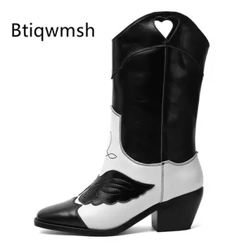 2019 Black Brown Real Leather Ankle Boots Square Toe Butterfly Wings Embroidery High Heels Wedges Shoes Woman Western Boots
2019 Black Brown Real Leather Ankle Boots Square Toe Butterfly Wings Embroidery High Heels Wedges Shoes Woman Western Boots