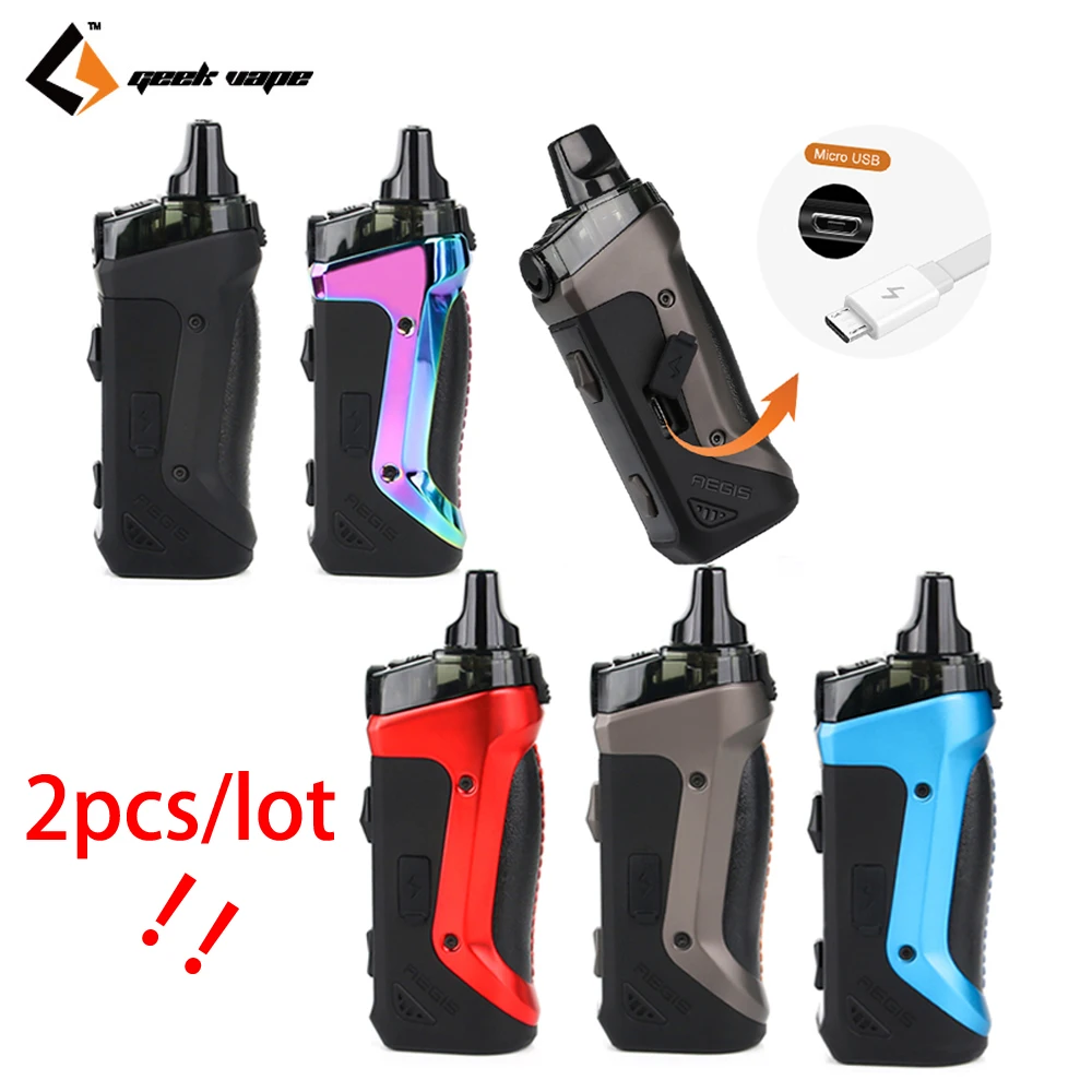 Комплект атомайзера Geekvape Aegis Boost 40 Вт встроенный аккумулятор 1500 мАч 3 мл набор