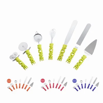 Baking Tools Set Stainless Steel Cake Pizza 9-Piece Baking Supplies Pastry Wheel Mesh Strainer Icing Spatula
Baking Tools Set Stainless Steel Cake Pizza 9-Piece Baking Supplies Pastry Wheel Mesh Strainer Icing Spatula