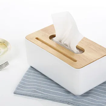 Home Kitchen Wooden Plastic Tissue Box Solid Napkin Holder Case Simple Stylish Box Tissue Holders Tissue Holder
Home Kitchen Wooden Plastic Tissue Box Solid Napkin Holder Case Simple Stylish Box Tissue Holders Tissue Holder