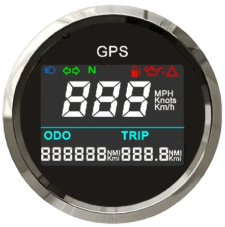 New design 52mm LCD Digital GPS speedometer for motorcycle/ scooter/Truck Build in GPS sensor
New design 52mm LCD Digital GPS speedometer for motorcycle/ scooter/Truck Build in GPS sensor
