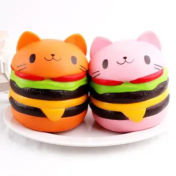 4.5inch Slow Risin Cute Cartoon Cat Stress Relief Toy Hamburger Bread Toy Kids Adult Men Women Stress Relief Toys Gift
4.5inch Slow Risin Cute Cartoon Cat Stress Relief Toy Hamburger Bread Toy Kids Adult Men Women Stress Relief Toys Gift