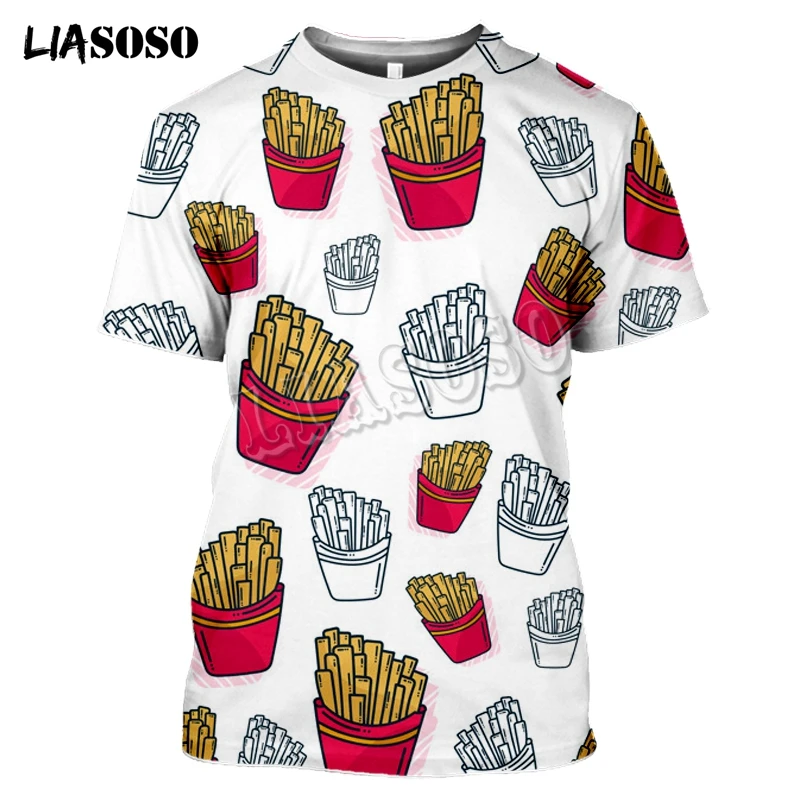 3d Printed t-shirt French fries Graphics Short sleeve Tee shirt men clothing harajuku polera hombre Women Man T-shirt Tops
3d Printed t-shirt French fries Graphics Short sleeve Tee shirt men clothing harajuku polera hombre Women Man T-shirt Tops
