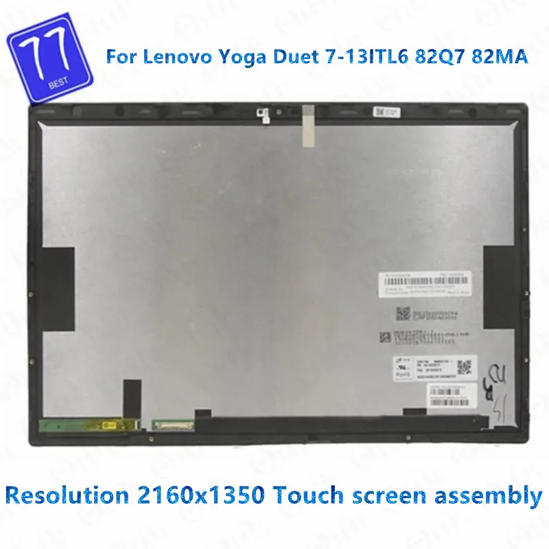 Оригинальный сенсорный скребок для ноутбука 13 дюймов для Lenovo Yoga Duet 7-13IML05 Yoga Duet 7-13ITL6 82Q7 82MA 2160x1350
Оригинальный сенсорный скребок для ноутбука 13 дюймов для Lenovo Yoga Duet 7-13IML05 Yoga Duet 7-13ITL6 82Q7 82MA 2160x1350