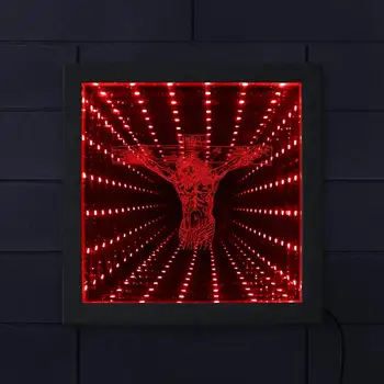 Jesus Cross 3D LED Infinity Mirror Picture Wood Frame Jesus Christ Crucifixion Design Wall Art Christian Gorgeous Lighting Gift
Jesus Cross 3D LED Infinity Mirror Picture Wood Frame Jesus Christ Crucifixion Design Wall Art Christian Gorgeous Lighting Gift