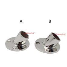316 Stainless Steel Boat Tube Pipe Marine 60° Railing Handrail Base Fitting Support 22mm/25mm Reusable Marine Hardware
316 Stainless Steel Boat Tube Pipe Marine 60° Railing Handrail Base Fitting Support 22mm/25mm Reusable Marine Hardware