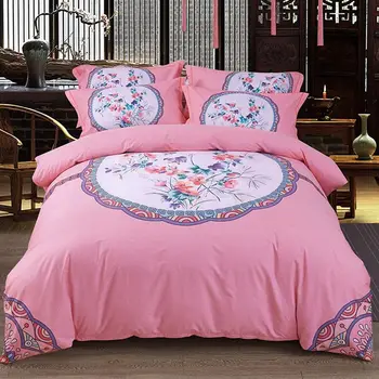4pcs Chinoiserie Full Comforter Bedding Set With Sheet, Pillowcase & Duvet Cover For girld Room GX-18
4pcs Chinoiserie Full Comforter Bedding Set With Sheet, Pillowcase & Duvet Cover For girld Room GX-18